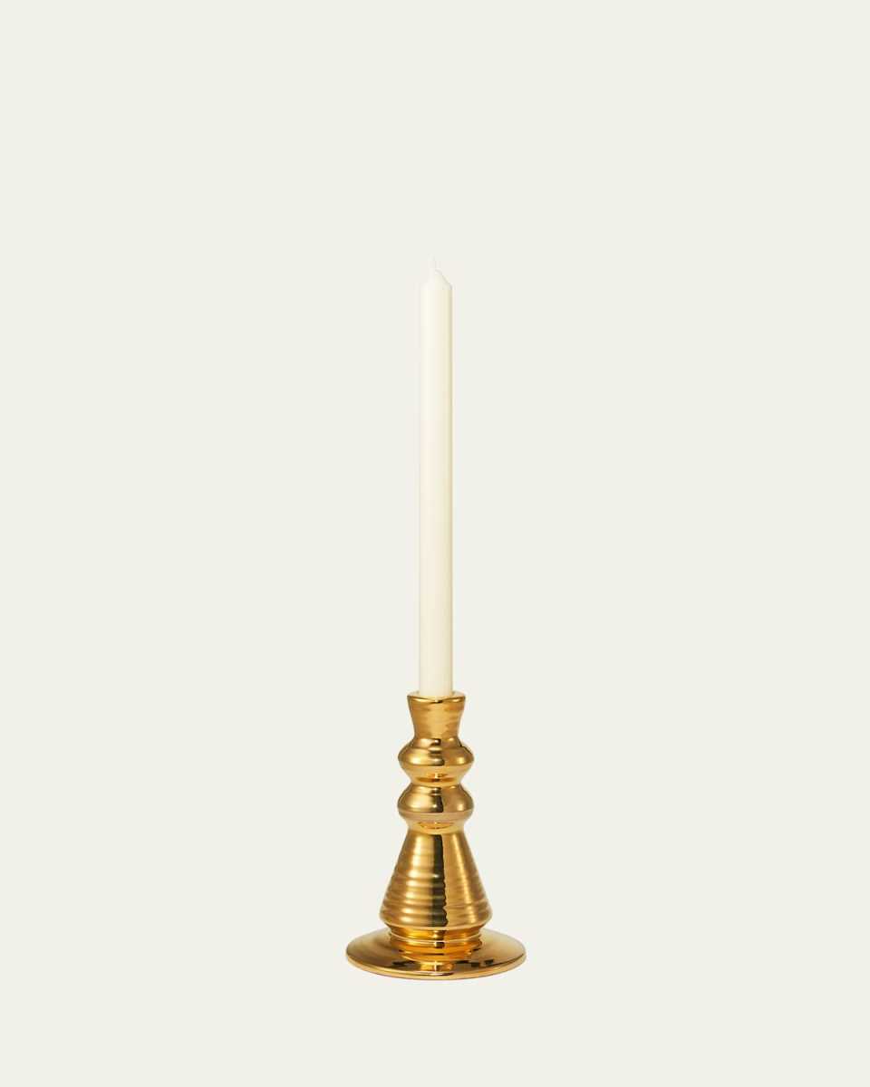 Allette 7.4" Extra-Large Candleholder, Gold